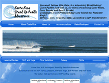 Tablet Screenshot of costaricasupadventures.com